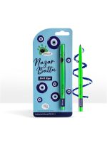 Clumsy Cat Eyes Kajal Pencil for Women - Enriched with Almond Oil & Vitamin E | Long Lasting, Smudge Proof & Waterproof | 24 Hrs Stay Long Smooth & Soft | Use as Kajal or Eyeliner Evil Eye (blue)