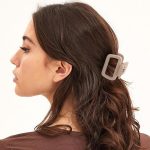 hair clutcher for women 4pc Elegant Medium Square Hair Clips - Non-Slip, Matte Finish for Women & Girls - Perfect for Casual Attire, Styling Makeup clip coupanas - Image 4