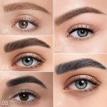GITGRNTH Eyebrow Contour Pen, 4-Point Microblading Eyebrow Tattoo Pen for Natural-Looking Brows, Waterproof & Long-Lasting, Smudge-Proof Eyebrow Pencil for Wome(Black) - Image 8