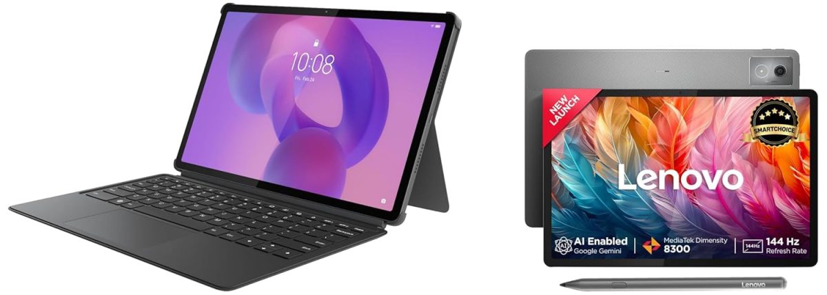 Lenovo Idea Tab Pro with Pen Plus + Wireless Keyboard with Touchpad | 12.7" 3K 144 Hz Display | 8 GB RAM, 128 GB ROM Tablet