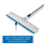 Cello Kleeno Standee Floor Wiper| Flexible Rubber Lip | Brush Body Plastic & Steel Rod | Lightweight | Cleaning Tool | Cleaning Home, Kitchen, Bathroom | Blue and White - Image 4