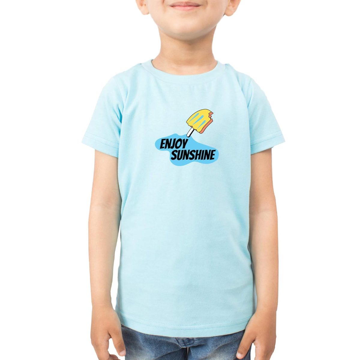 FADE COLLECTION - Enjoy Sunshine Kids T-Shirt (Boys/Girls) - Image 5