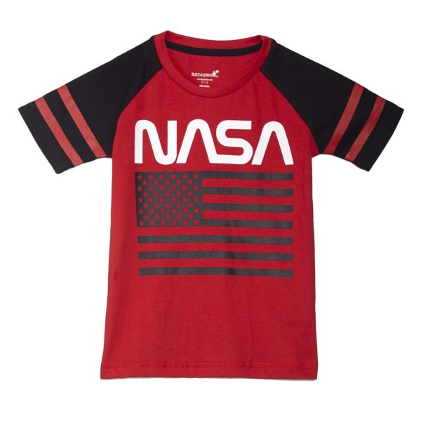 Kidsville Kids Ville Boys NASA Print Regular Fit Tee