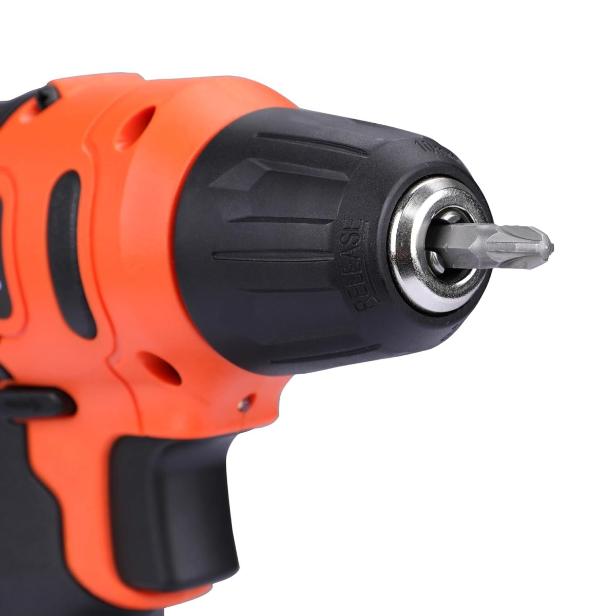 BLACK+DECKER LD12SP 12V 10mm Li-ion Cordless Variable Speed Reversible Drill Machine Driver with 10 Screwdriver & 2 Drill Machine Bits for Home & DIY Use, 1 Year Warranty, ORANGE & BLACK - Image 8
