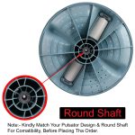 FUSION STAR Pulsator Round Shaft Suitable for Samsung Top Load Fully Automatic Washing Machine Replacement Parts (Match & Buy) (Pack of 1) - Image 4
