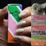 Beromt Angel Aura Crushed Metallic Foils Nail Polish, Glitter Nail Paint, Nail Art, Flakie Polish Colors, Best Gel Effect, High-Shine Long Lasting Non-Toxic Professional Nail Polish, 8ml-01 - Image 2