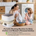 SeMi AuToMaTiC PoRtAbLe FoLdAbLe MiNi ToP LoAdInG WaShiNg MaChInE wItH SpInNeR & DrYeR fOr BaBy ClOtHeS, SeMi AuToMaTiC BuCkEt WaShEr wItH MoDeS fOr HoMe, TrAvEl & MuLtIpUrPoSe - Image 5