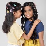 Radhu & Kabby Assorted Colourful Hair Accessories Set for Kids | Transparent Purse with Handle | Includes Mini Hair Ties, Clips, Mini-Clutchers for Easy Styling | Multicolour - Image 2