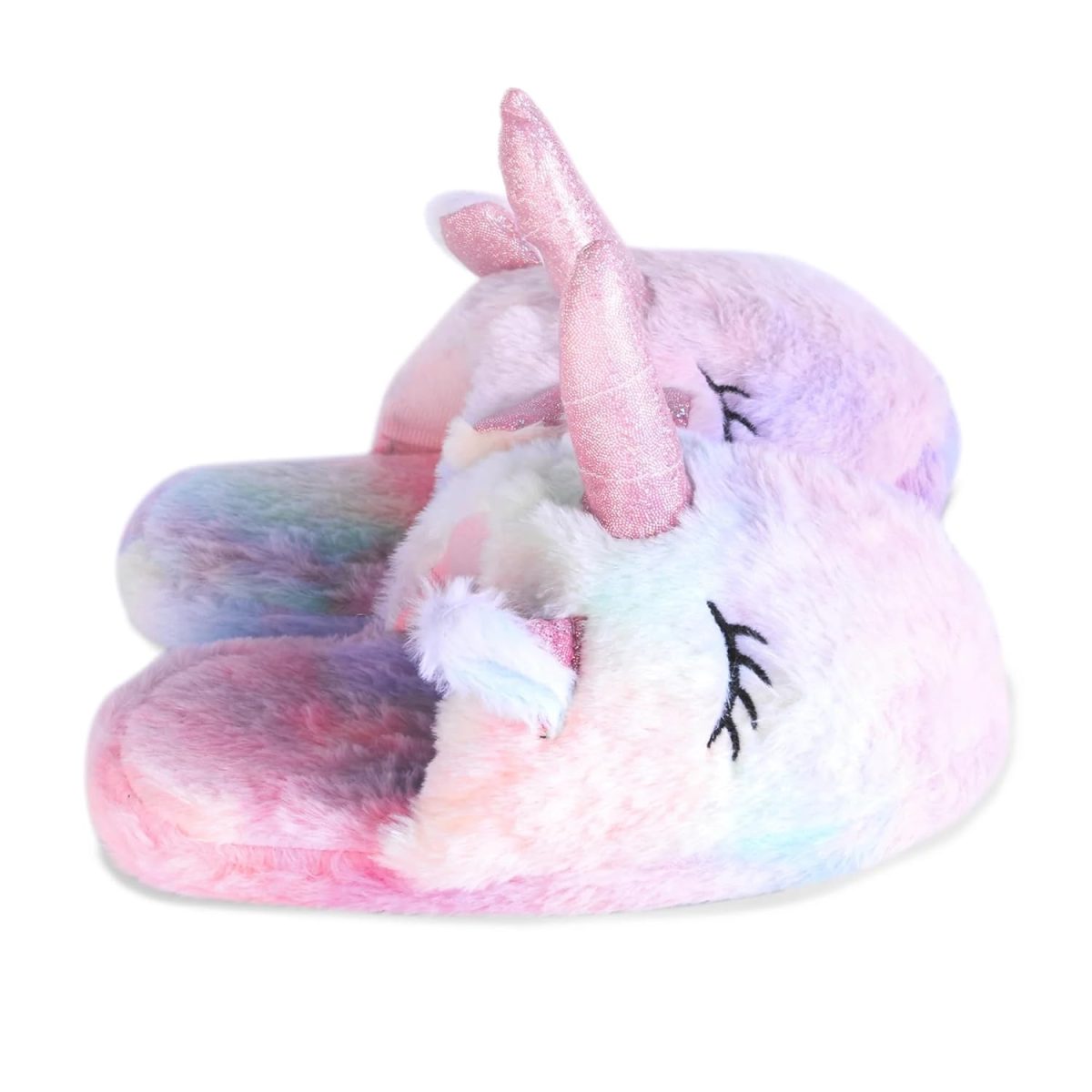 HAMSTER London Furry Slipper Lama - Cozy Comfort for Your Feet! Pink - Image 5