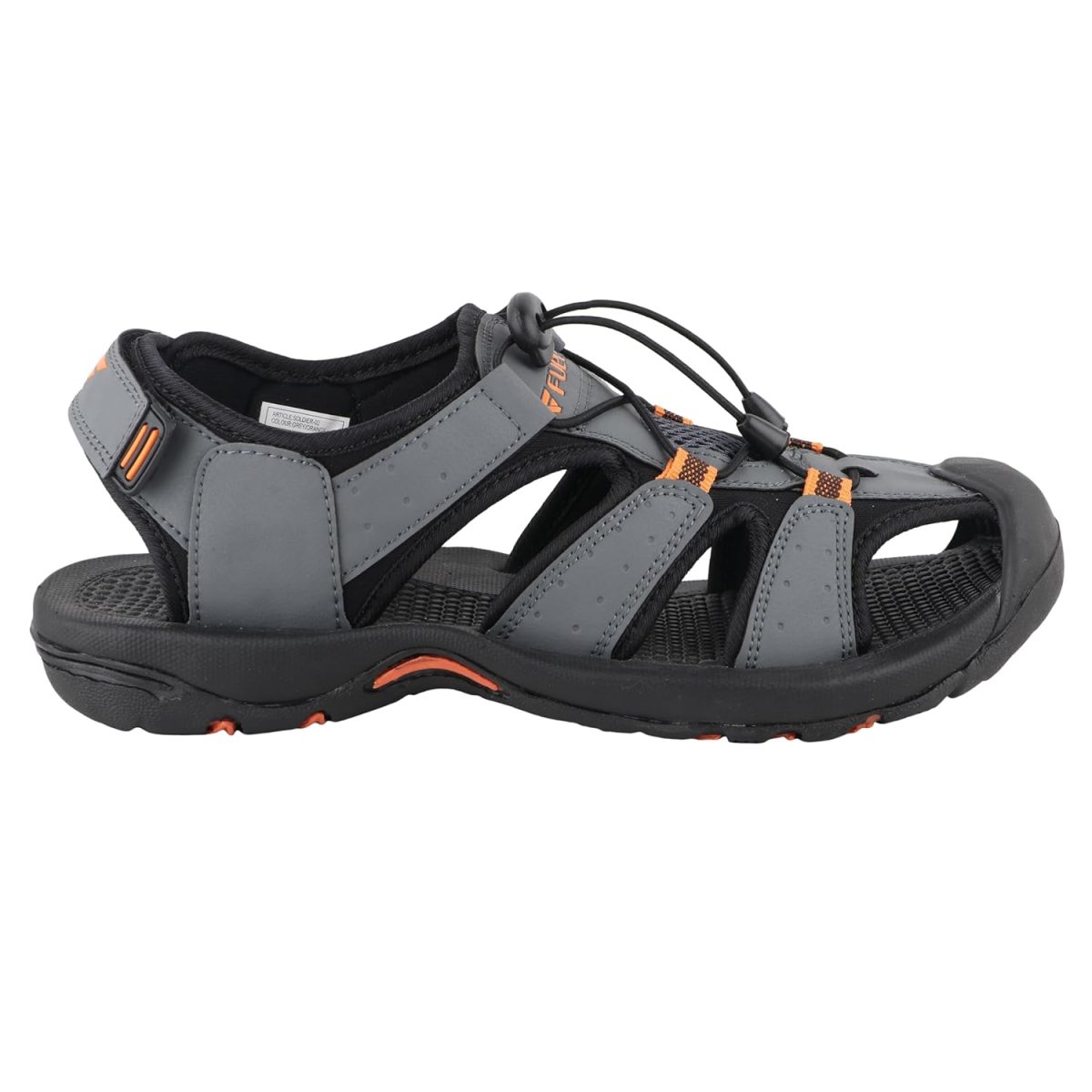 FUEL Soldier-02 Flexible Fisherman Sandals for Men in Comfortable & Breathable Casual Sandals in Protective Bump Toe with Anti-Skid Outdoor & Sports Footwear - Image 8