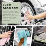 GERQSHO Microfiber Cleaning Cloth Roll 25x25CM – Reusable Tear-Away Towels Washable Super Absorbent Lint Free Cleaning Rags for Kitchen, Car, Garage and Home (Multicolor 1 Roll, 20 Pack) - Image 6