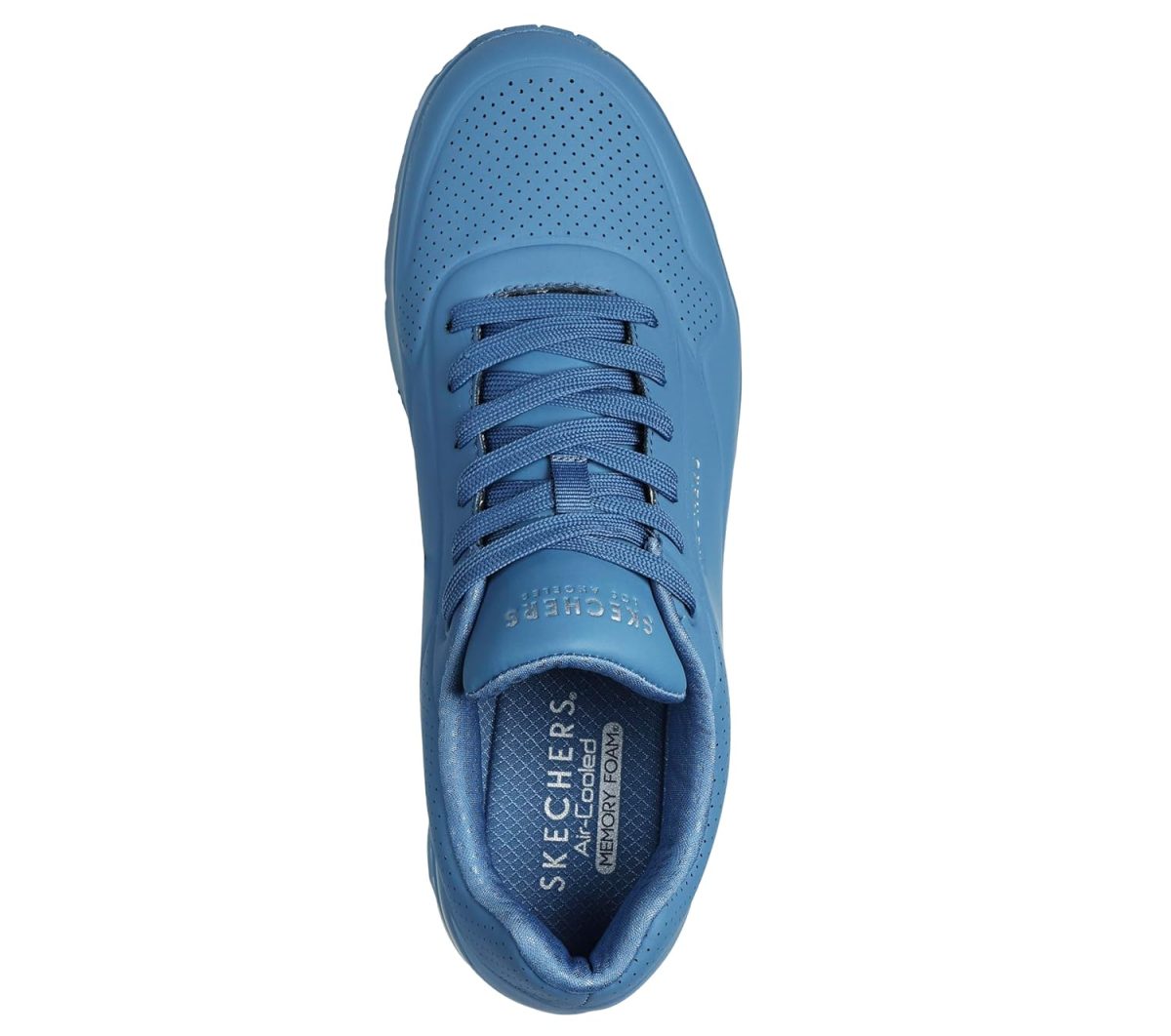 Skechers Mens UNO - Stand ON AIR Light Denim Casual Sneakers, 7 UK (8 US) - Image 2