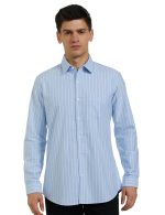 Van Heusen Men's Casual Oxford Stripes Shirts| Effortless Ironing | Superior Fit