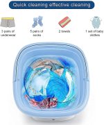 SeMi AuToMaTiC FoLdInG 9L SmAlL MiNi WaShInG MaChInE WiTh DrYeR DeEp CLeAnInG FoR UnDeRwEaR WaShINg MaChInE SeMi AuToMaTiC A15 - Image 5