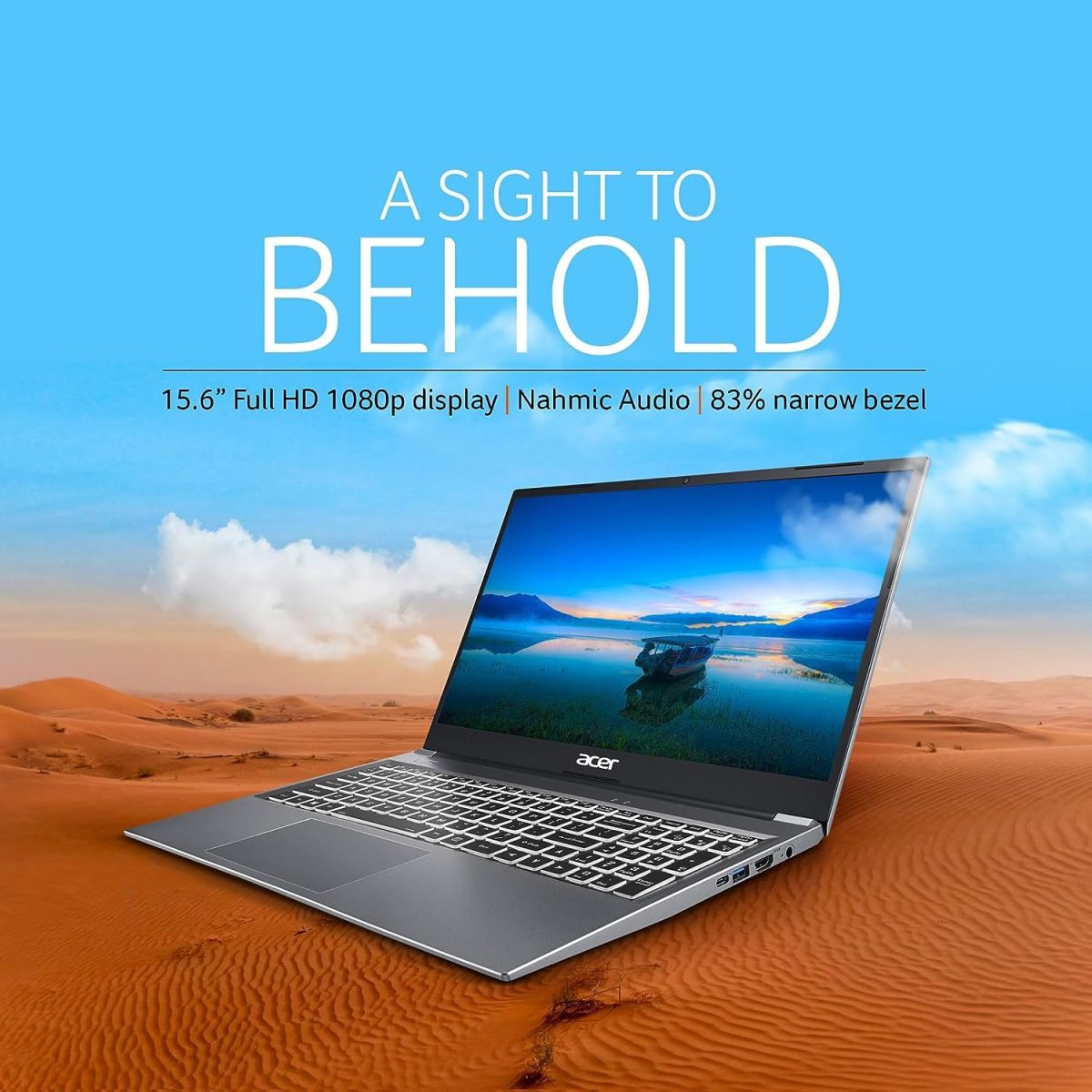 Acer Aspire Lite 11th Gen Intel Core i5 Premium Metal Laptop (8GB RAM/512GB SSD/Intel Iris Xe Graphics/Windows 11 Home) AL15-51, 39.62cm (15.6") Full HD Display, Metal Body, Steel Gray, 1.59 Kg - Image 3