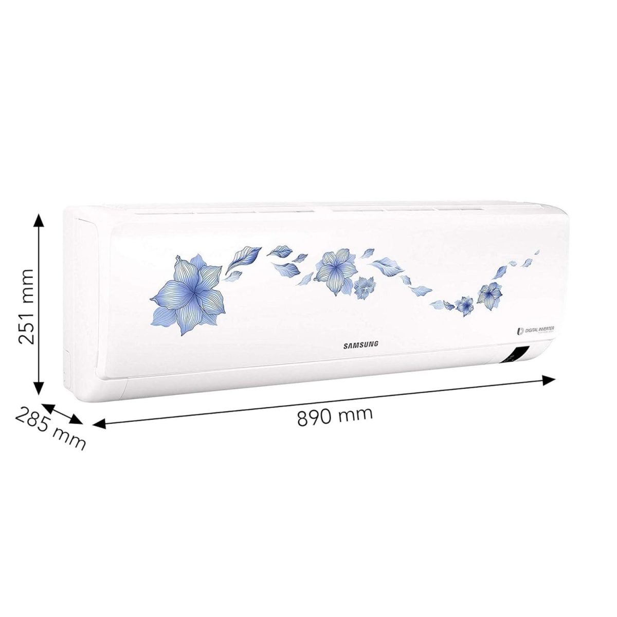 Samsung 1.5 Ton 3 Star Inverter Split AC (Alloy AR18NV3HLTRStar Flower White) - Image 3