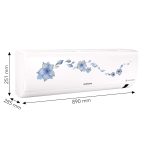 Samsung 1.5 Ton 3 Star Inverter Split AC (Alloy AR18NV3HLTRStar Flower White) - Image 3