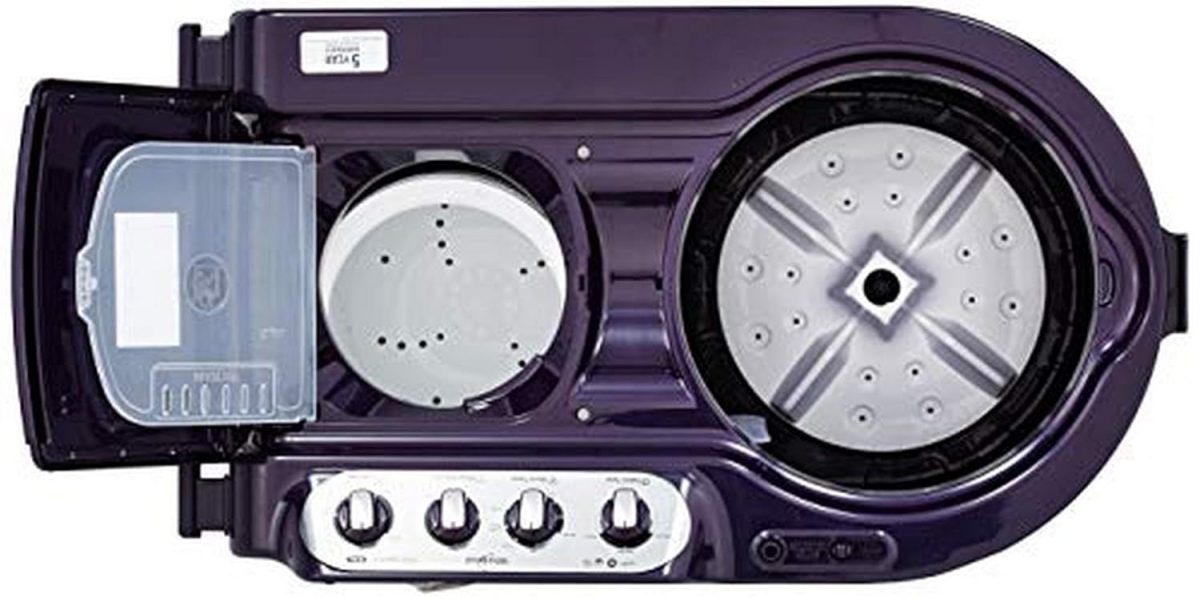 Whirlpool 8.5 Kg 5 Star Semi-Automatic Top Loading Washing Machine (ACE 8.5 TURBO DRY, Purple Dazzle) - Image 5