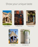 Shopkeepers Bell for Door Opening, Magnetic Shopkeepers Bell Wood Doorbell Wind Chime for Refrigerator, Room, Porch, Garden, Backyard, Restaurant,Home Garden Windchime Housewarming Gift - Image 6