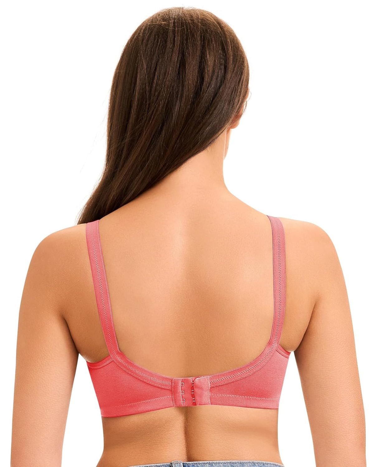 SHERRY Full Coverage Polycotton Non Padded Wirefree C Cup Bra for Daily Comfotable Wear - Image 3