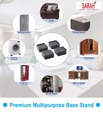 SARAH ® Premium, Heavy Duty, Universal Type, Multipurpose Plastic Block for Fridge, Washing Machine, Almeria, Furniture, Air Cooler & Water Cooler. Suitable for all and help in organizing your home. - Image 3
