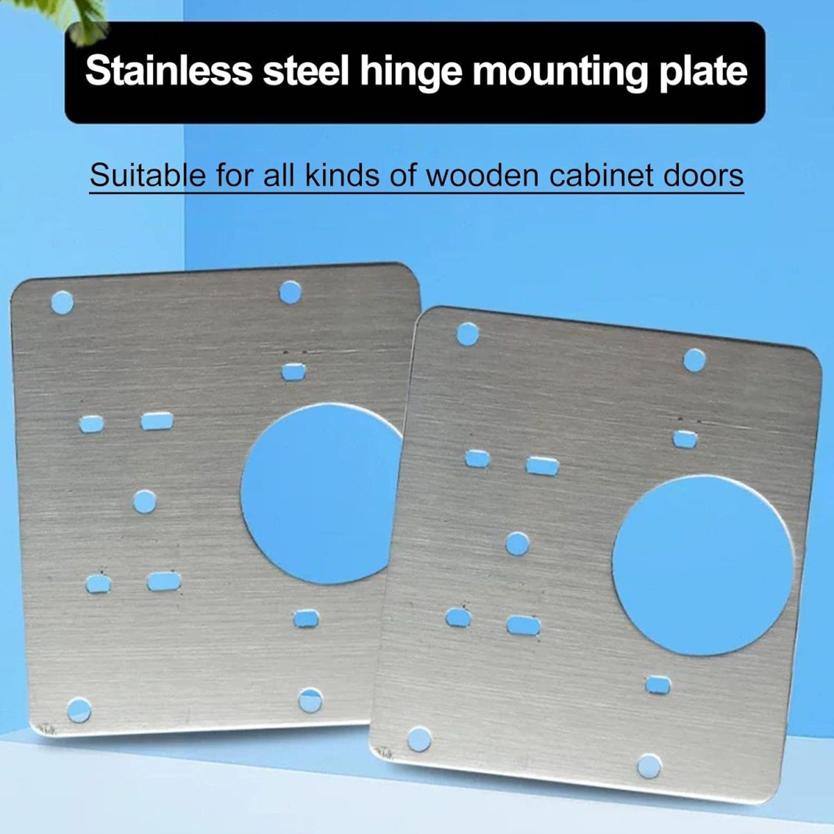 HEAVENGLOW Hinge Repair Plate for Cabinet Furniture Drawer Window Cupboard Repair Tool - Image 9