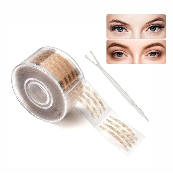 Feora9X Polyvinyl Chloride 600 Pcs Invisible Eyelid Tape for Hooded Eyes - Waterproof, Double Eyelid Lifter Strips