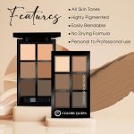 Colors Queen Contour & Bronzer Palette | Matte Finish & Long Lasting Formula | Easy to Blend, Creamy Texture, Lightweight Contour and Bronzer Palette for Face Makeup (Shade - 03, 17g) - Image 2