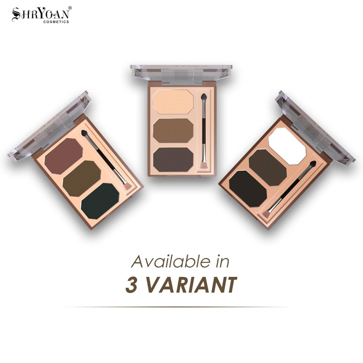 Shryoan Long Wear Eyebrow Finishing Powder| Defining Eyebrows, Travel-Friendly Palette with Blendable Shades (4g) (Shade 01) - Image 6