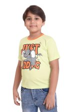 Neo Garments Kid's Boys & Girls Round Neck Cotton T-Shirt Combo|Camouflage (Green) & I CAN’T Keep Calm (Peach Orange) | Pack of 2 - (1Years to 7Years) | - Image 7