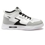 ASIAN Men's White Casual Sneaker Hi-Neck Shoes with Synthetic Upper Lightweight Comfortable Mid Top Sneaker Shoes for Men's & Boy's Boston-13 - Image 6