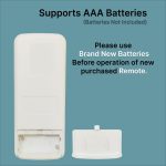 ZIEVA Compatible with Electrolx AC Replacement Remote for 1 1.5 2 ton Split/Window Air Conditioner - Please Match The Original Remote (AC 12) - Image 5