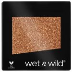 Wet n Wild, Color Icon Glitter Single Eyeshadow, Shiny Single Eyeshadow with Hydrating Formula and Silky Texture, Professional Glitter for Makeup, Brass Shimmery Finish