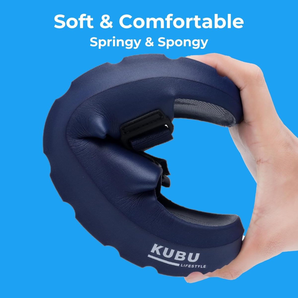 Kubu Slides/Slippers for Men | Adjustable Strap, Relaxing Arch Support, Cushioned Footbed, Light Weight & Non-Slip, Water Resistance, Flexible EVA Flip Flops - Image 5