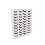 ONMO Beauty False Eyelash For Women-Natural & Lightweight 20 Pair Faux Mink Fake Eyelashes/Soft & Comfortable Black Reusable Cat Eye Lashes extension/Long Lasting Eye Makeup Lash-(Queen) - Image 2