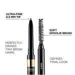 L'Oreal Paris Cosmetics Stylist Definer Brow Liner, Dark Brunette, 0.003 Ounce - Image 3