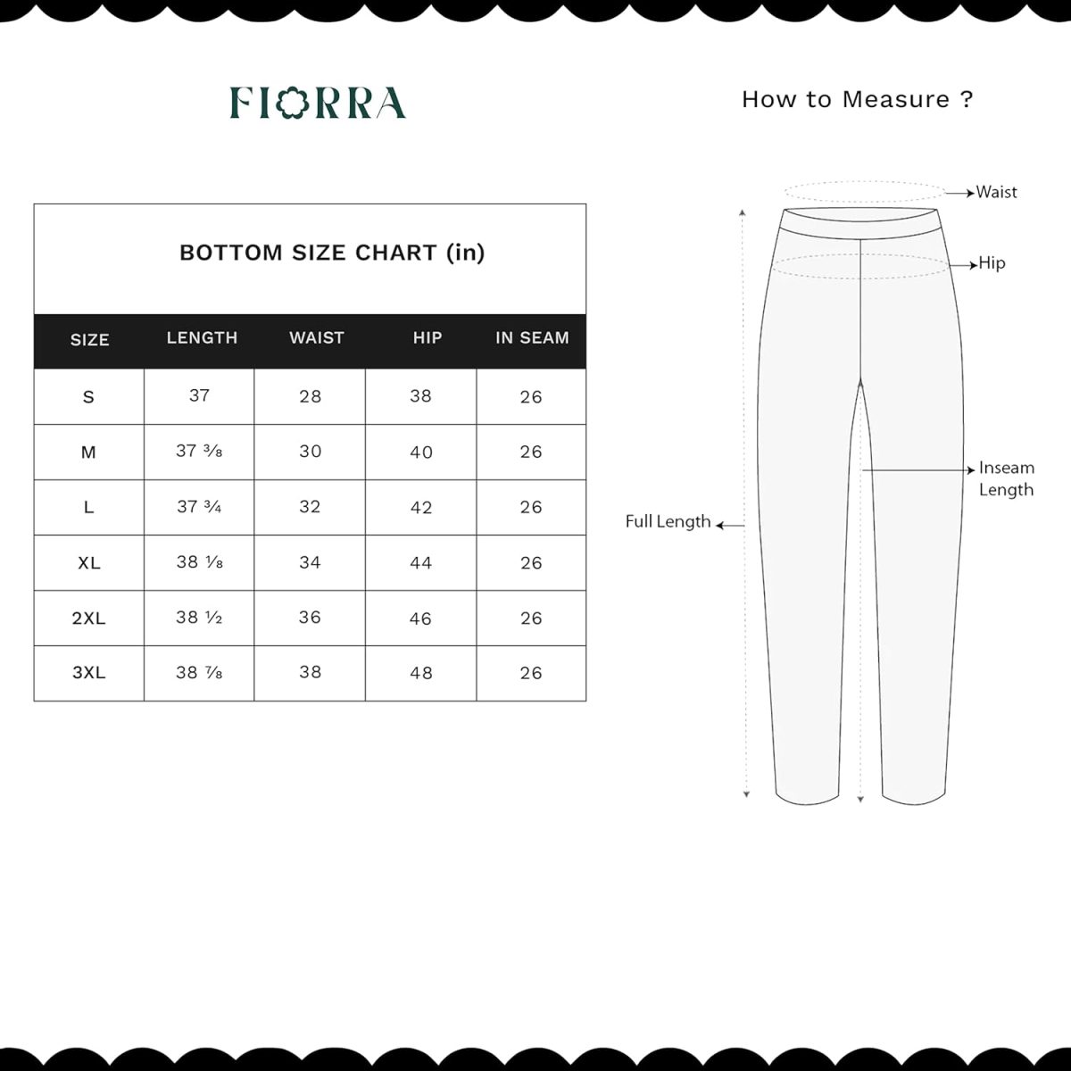 FIORRA Womens Loose Mid Rise Cotton Solid Palazzo - Image 7
