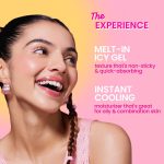 Dot & Key Watermelon Cooling Icy Gel Moisturizer | Instantly Cools Skin, Hyaluronic & Niacinamide | Controls Excess Oil, Boosts Radianc | Refreshes & Soothes Skin, Non-sticky & Non-greasy | 60g - Image 3