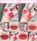 Gege Bear Velvet Matte Lip Glaze | For Soft, Cloud-Like Finish | Lightweight Liquid Lipstick | Smudge Proof Non Transfer Mini Mousse | Moisturizing & Long-Lasting Waterproof | Nude Pink Red Brown peach Wine Beauty Natural Color | Non-Sticky Lips Glaze for Women (03# Smoke and Rain Bean Paste, 2.5g) - Image 3