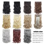 PRAVRAJYA Women's Full Head 18 Inch Hair Extension Wig - Synthetic Natural Wavy Brown Hair Pieces with 5 Clip Wig Cheap Fluffy & Not Tangled - (3# Brown) - Image 5