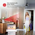 MANOMAY 2MP Smart CCTV Wi-fi Home Security Camera with Pan Tilt 360° View, 2 Way Talk, Cloud Monitor, Motion Detect, Supports SD Card Up to 256 GB, Night Vision, Alexa - Image 5