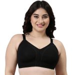 Enamor Women's Nylon Blend Non-Padded Bridal T-Shirt Bra - Non-Wired, Full-Coverage, Smooth Contour Lift for a Transformed Silhouette
