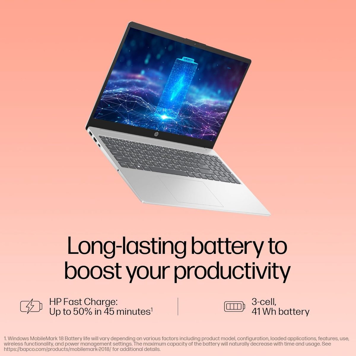 HP Battery_King 15,12th Gen Intel Core i5-1235U, 8GB DDR4,1TB SSD, (Win 11,MSO 2021,Silver,1.59 Kg),15.6-Inch(39.6 Cm) FHD Laptop, UHD Graphics,1080P FHD Camera W/Privacy Shutter,Backlit KB,FD0112TU - Image 6
