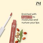 ZM Stay Matte Transfer-proof Lip Color | Matte Texture | Liquid Lipstick | Waterproof and Smudgeproof | Cruelty-free, 6 ML (Nude Sunset) - Image 6