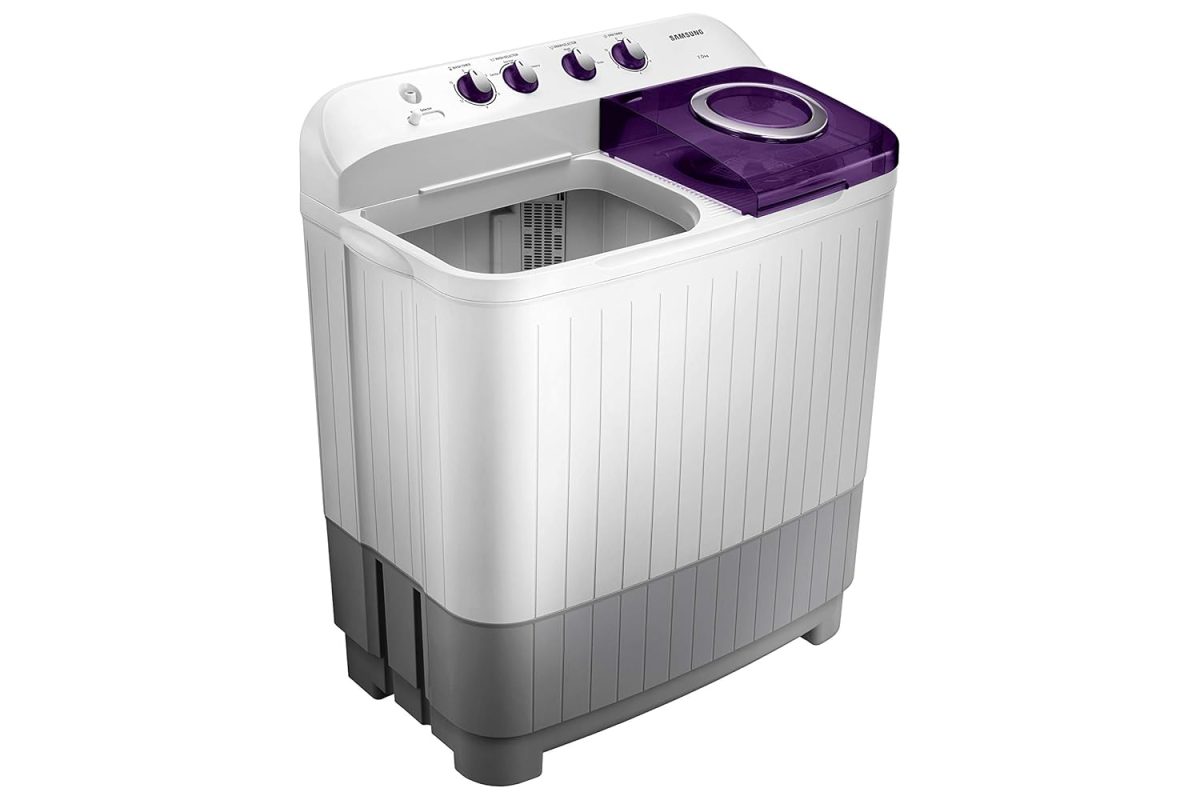 Samsung 7 Kg Inverter 5 Star Semi-Automatic Top Load Washing Machine Appliance, Top Load (WT70M3200HL/TL, Light Grey, Air turbo drying) - Image 6