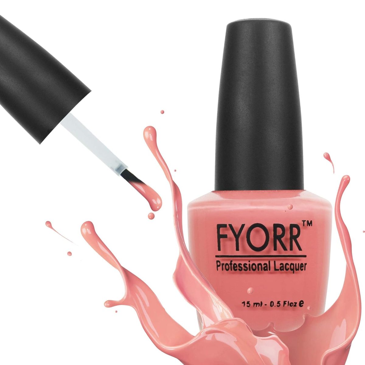 FYORR 15ML Quick Dry Long Lasting Smooth Finish Nail Polish (Peach O Maina) - Image 2