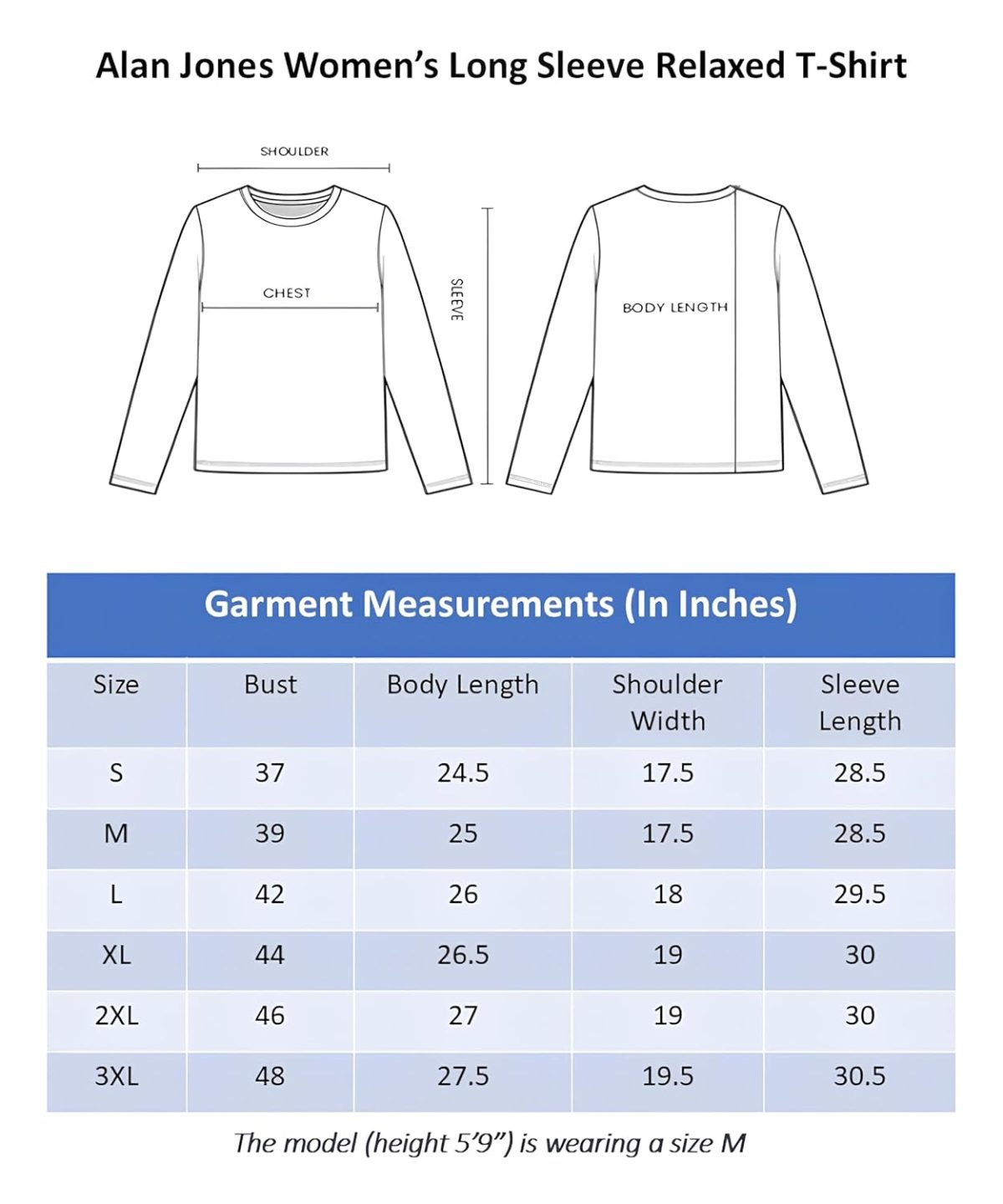 Alan Jones Clothing Women's 100%Cotton Relaxed Fit Waffle Crew Neck Long Sleeve T-Shirt - Image 6