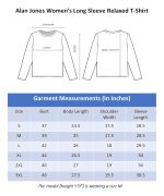Alan Jones Clothing Women's 100%Cotton Relaxed Fit Waffle Crew Neck Long Sleeve T-Shirt - Image 6