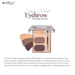 Shryoan Long Wear Eyebrow Finishing Powder| Defining Eyebrows, Travel-Friendly Palette with Blendable Shades (4g) (Shade 01) - Image 7