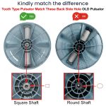 Calciworry Pulsator Square Shaft Suitable for Samsung Top Load Fully Automatic Washing Machine Replacement Parts Match & Buy 6 and 6.5 kg (Pack of 1) - Image 4